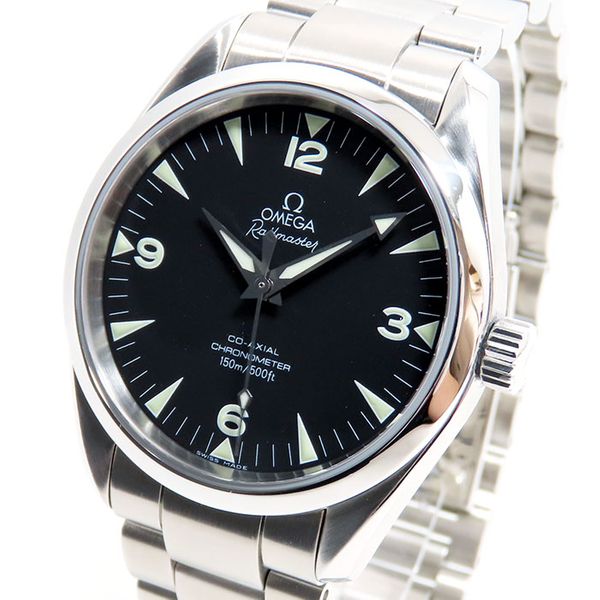OMEGA Omega Seamaster Aqua Terra Railmaster 2503.52 Black Dial SS ...