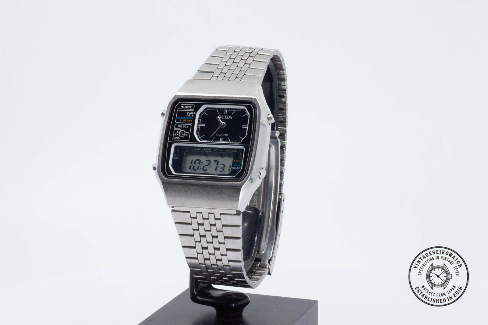 VINTAGE SEIKO ALBA DIGI ANA Y651-5090 WATCH FOR PARTS OR REPAIR