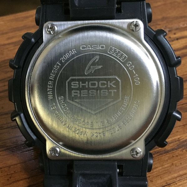 Casio G Shock GD 100 Module 3263 Super Clean WatchCharts Marketplace