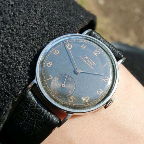 1930s Tissot Antimagnetique Cal. 27 Stainless Steel vintage