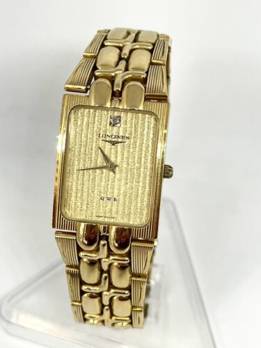 Vintage LONGINES Swiss 1500 MZ 5742 Classic Thin Square Men s