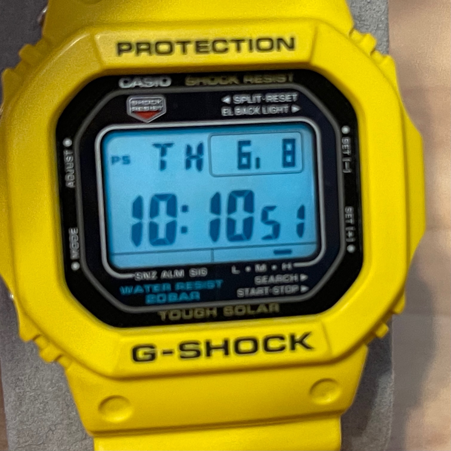 WTS] Casio G-Shock G-5600A-9 Yellow Tough Solar Square Digital