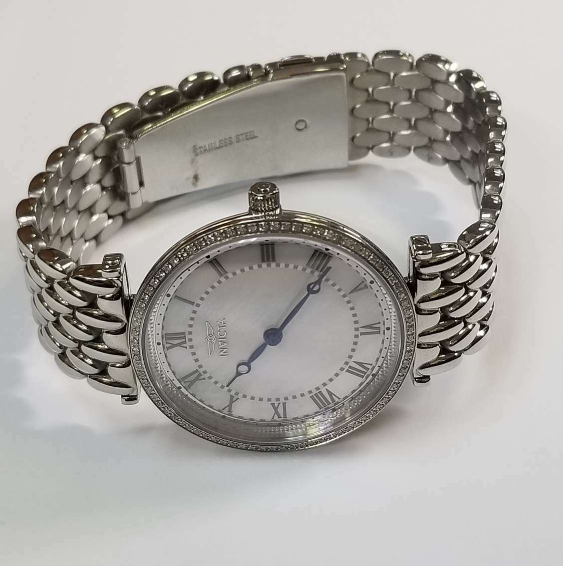 Invicta Stainless Steel 3364 Diamond & Mother of Pearl Watch Invicta Stainless Steel 3364 Diamond & Mother of Pearl Watch main image 4