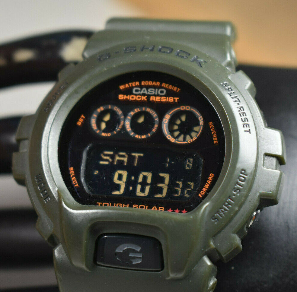 Casio Tough Solar G-Shock G-6900KG-3 (3180) Orange/Olive Green