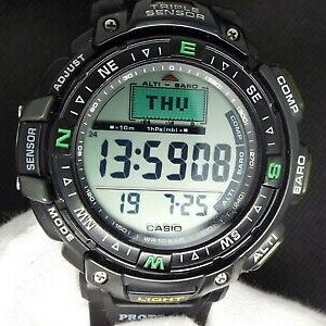 CASIO VINTAGE DIGITAL WATCH 2272 PRG-40SJ TRIPLE SENSOR PRO