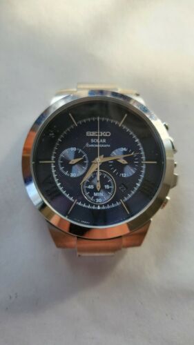 Seiko solar chronograph deals v175 price