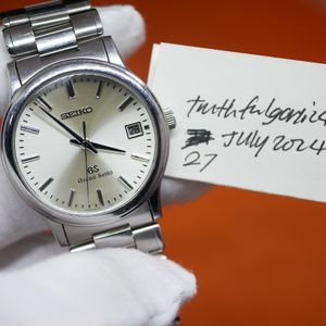 Grand Seiko GS STGF022 4J52-0A20 K18/SS Date combination
