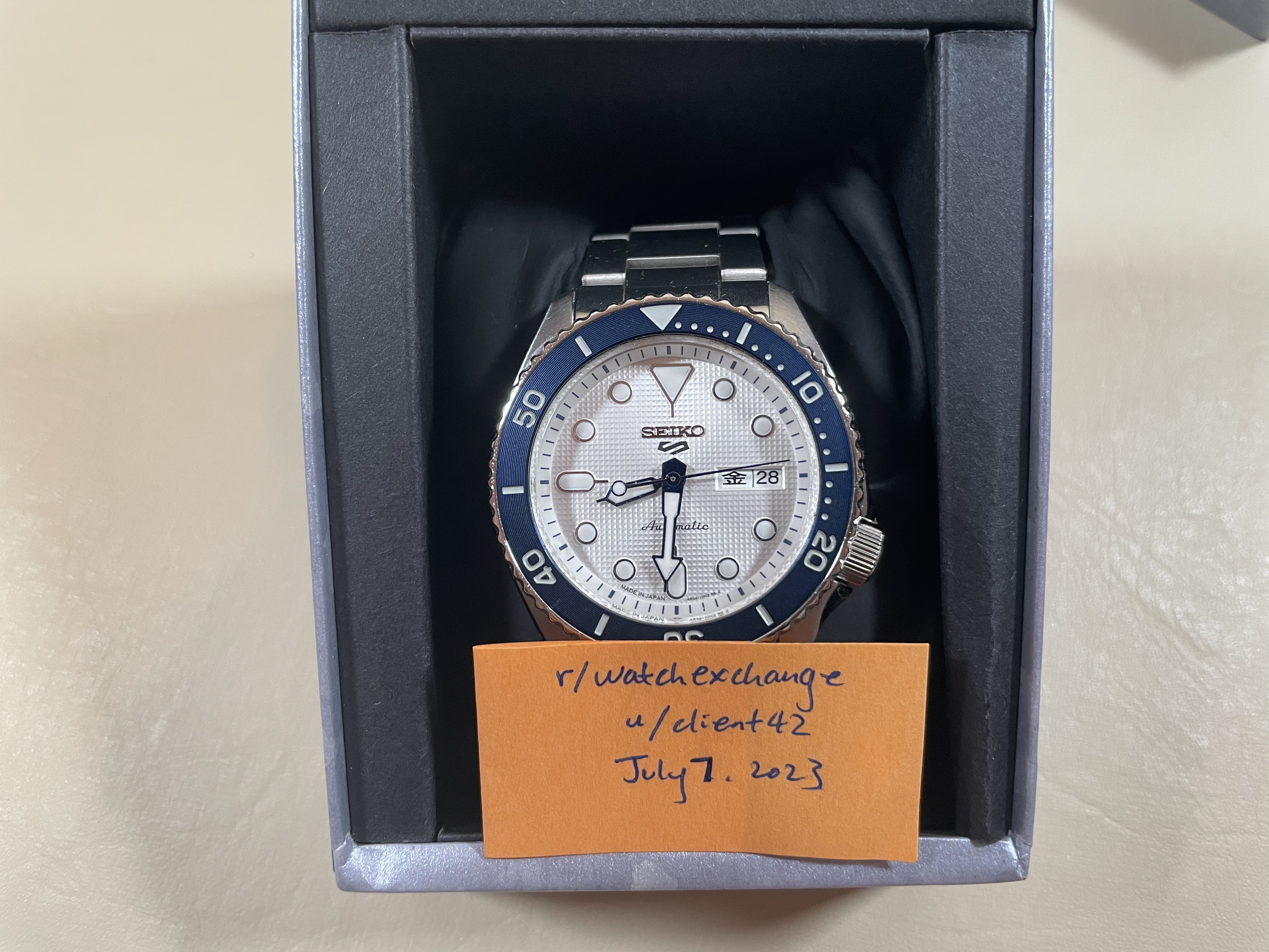 [WTS] Seiko 5 Sports SBSA109 4R36 140th Anniversary JDM Automatic ...