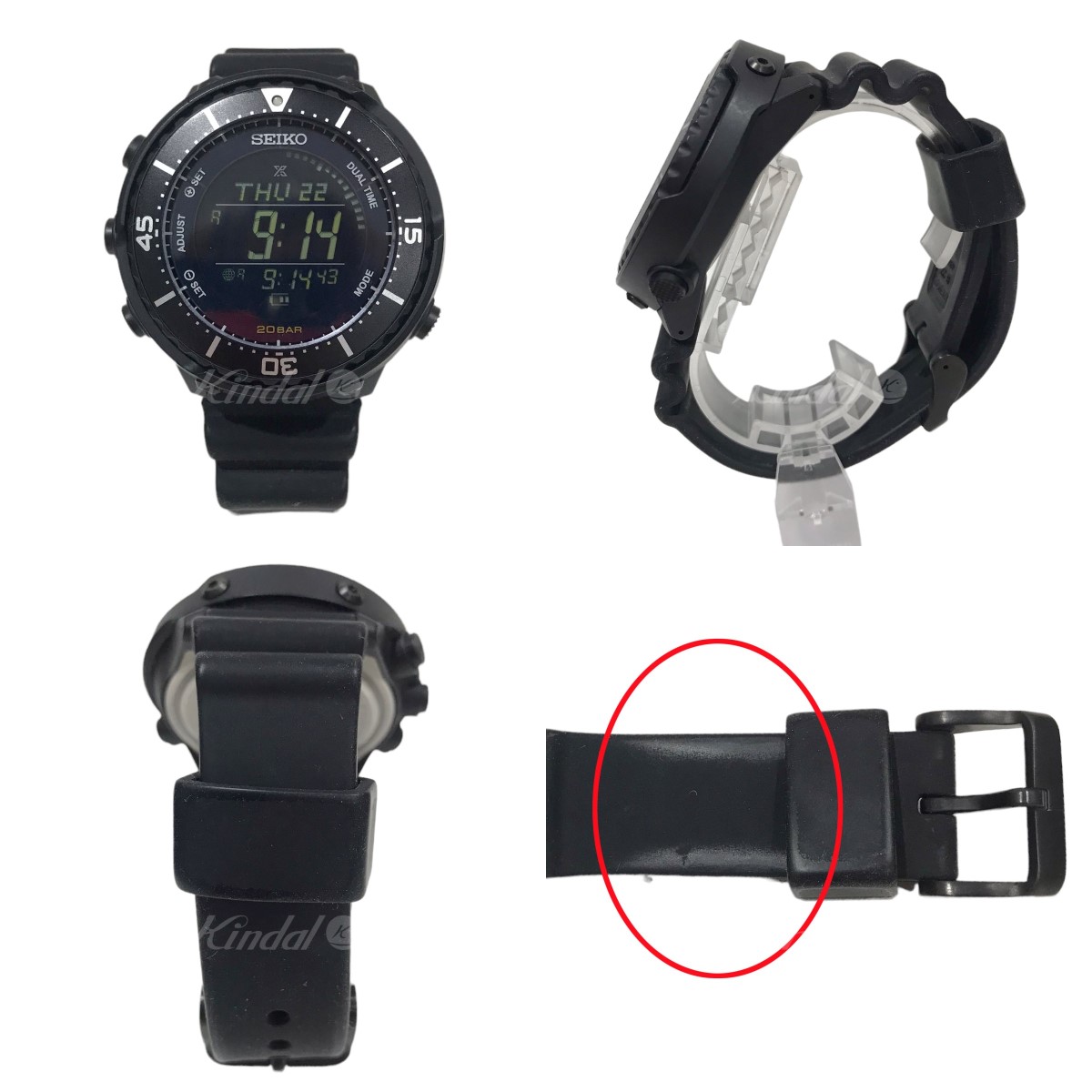 Used] SEIKO × URBANRESEARCH Watch PROSPEX S802-00K0 Black [021022