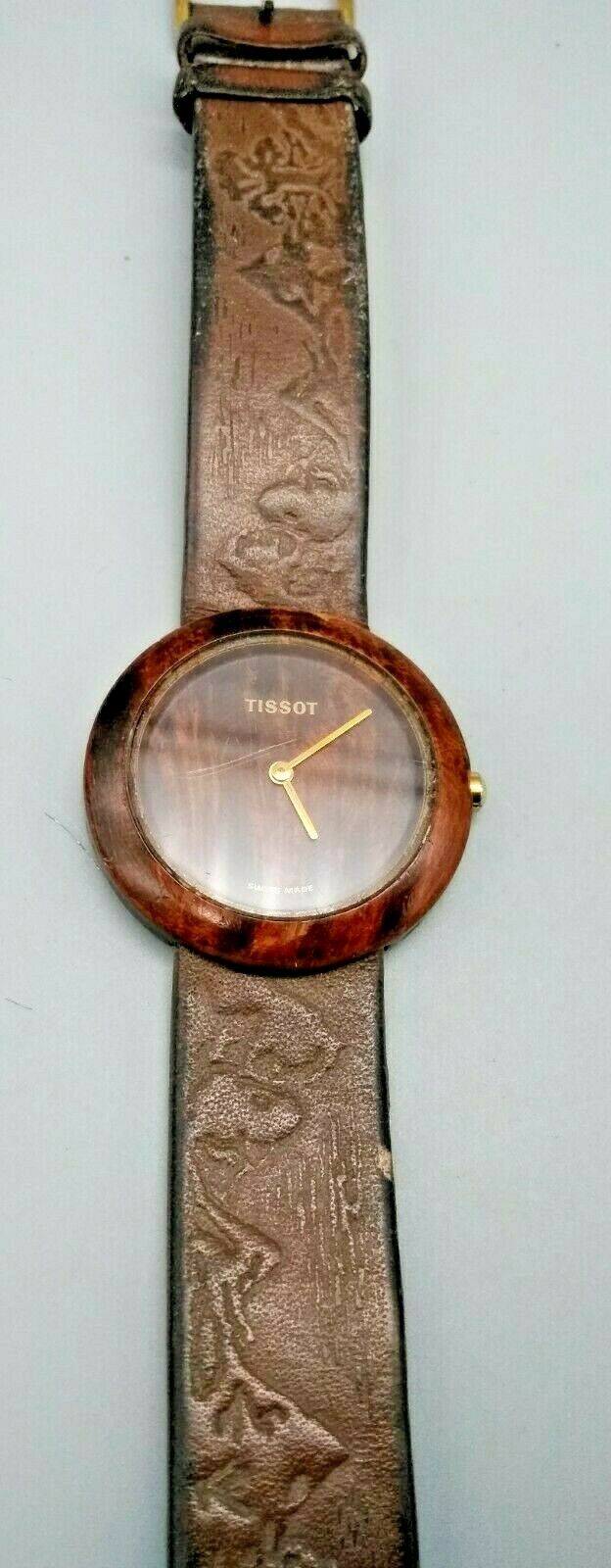 tissot wood watch