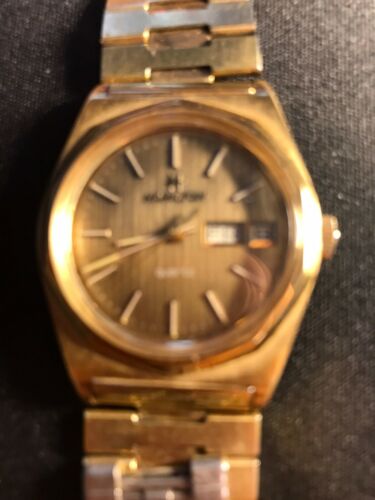 Vintage Hamilton Men's Day-Date Automatic Watch Gold 742002-14