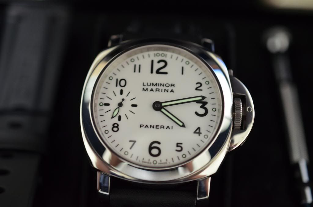 FS MINT Panerai 003 C Luminor Marina Base Manual White Dial 44mm