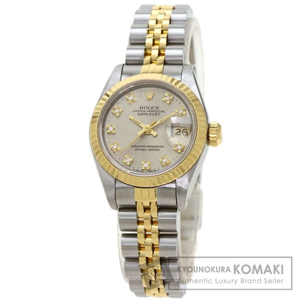 Rolex 69173G Datejust 10P Diamond Computer Dial Watch Overhauled