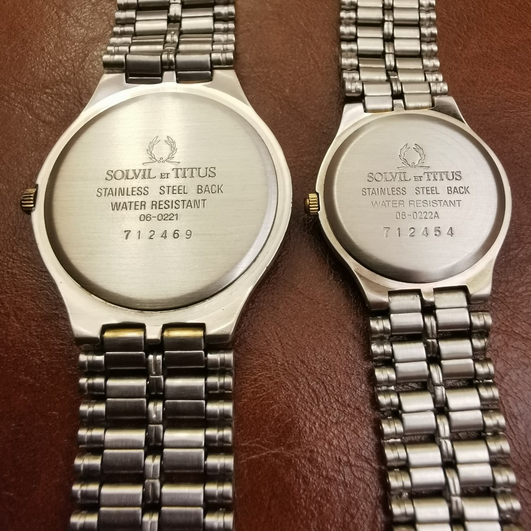 Solvil titus best sale couple watch