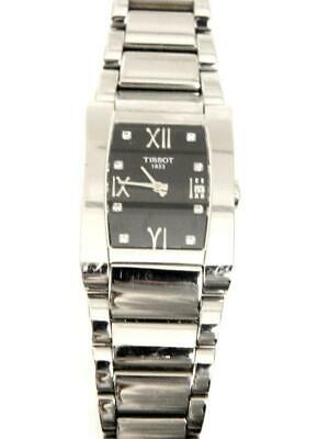 1853 TISSOT Diamond Dial Stainless Steel Quartz Ladies Watch