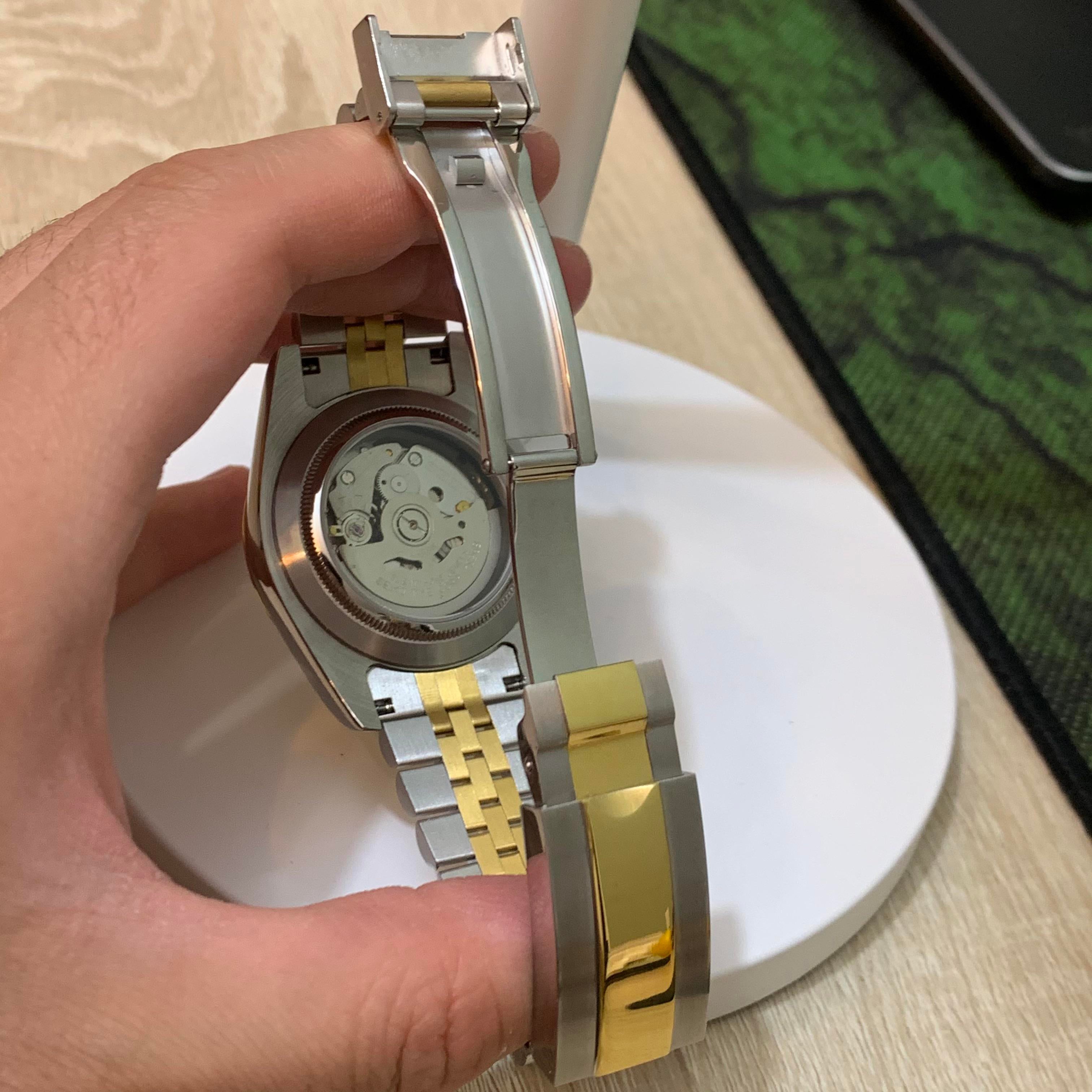 WTS] Seiko Mod - Custom fluted bezel “Two Tone Datejust” Golden dial - $250  | WatchCharts