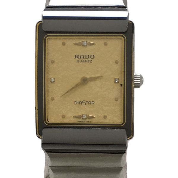 [Used] RADO DIASTAR / Diaster / Quartz watch / Analog / GLD / SLV ...