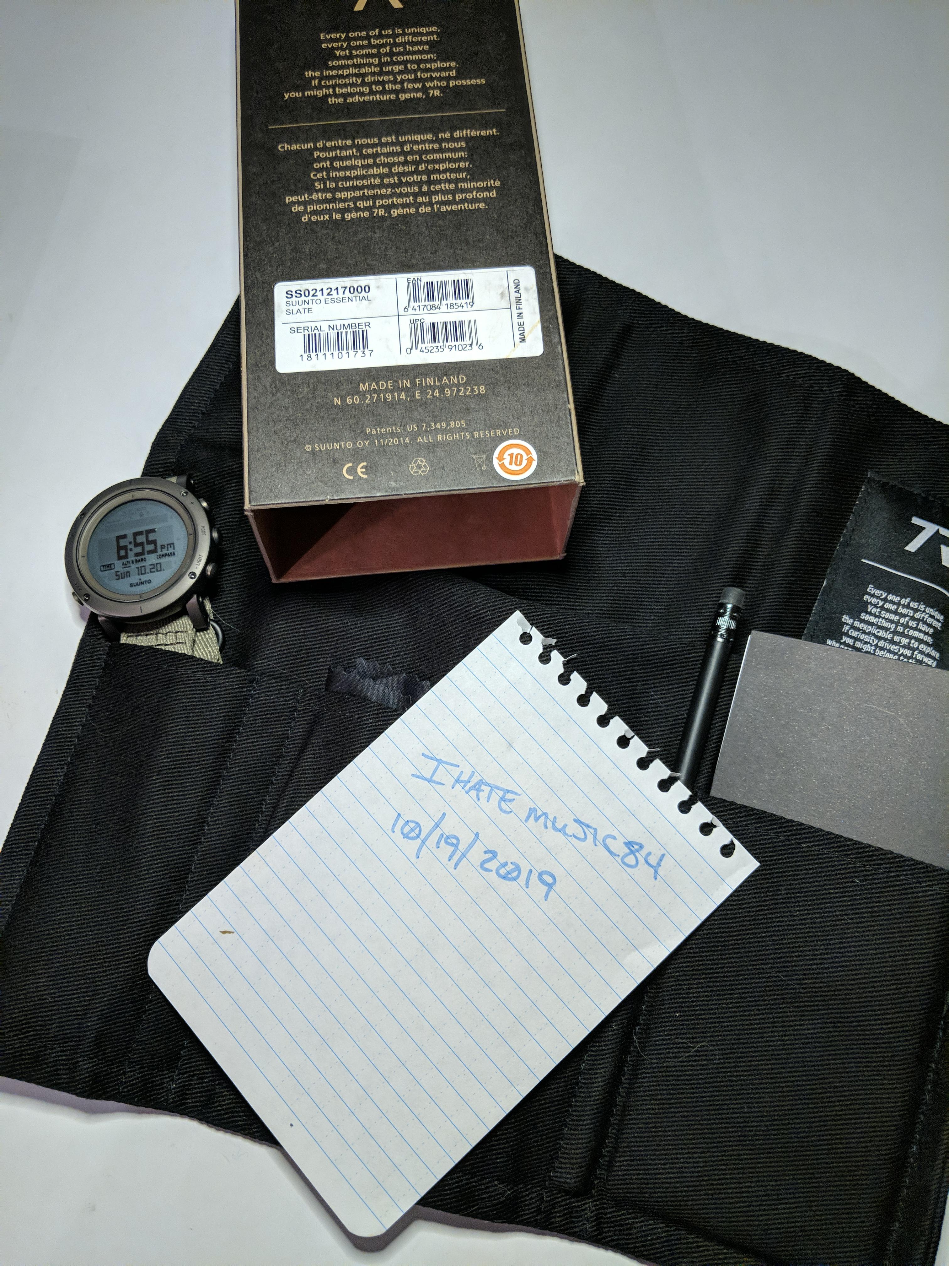 suunto essential slate