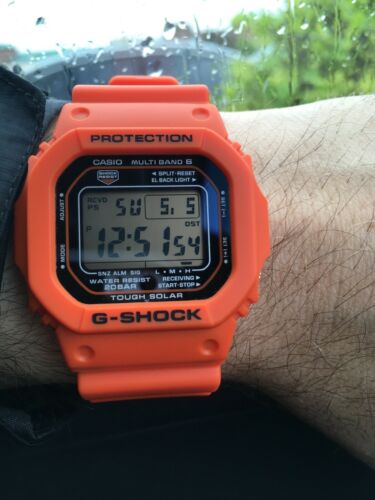 G-shock GW-M5610MR レスキューオレンジ G-SHOCK レスキューオレンジ GW-M5610MR-4JF 電波ソーラー