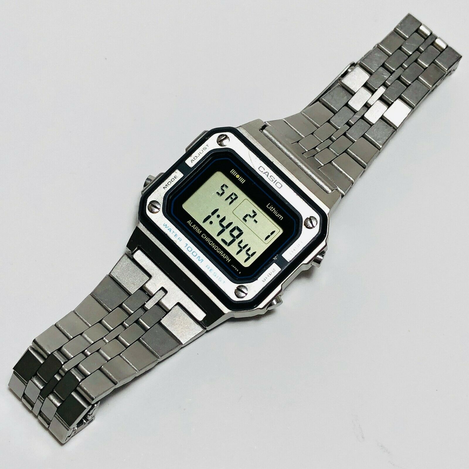 W770 W-770 ALARM CHRONO WR 100M Module 548 Rare Vintage Japan Y