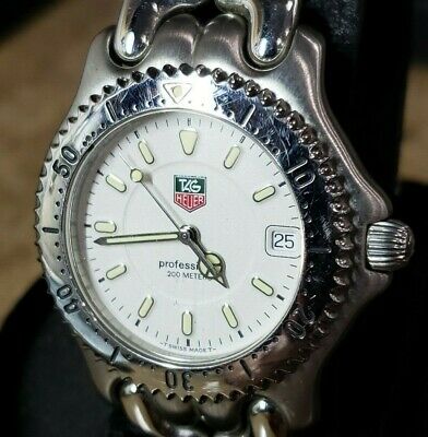 Tag Heuer WG1112 KO Professional Stainless Steel Watch w Case Pre