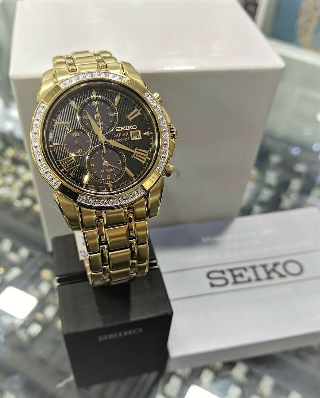 Seiko le grand sport diamond watch online