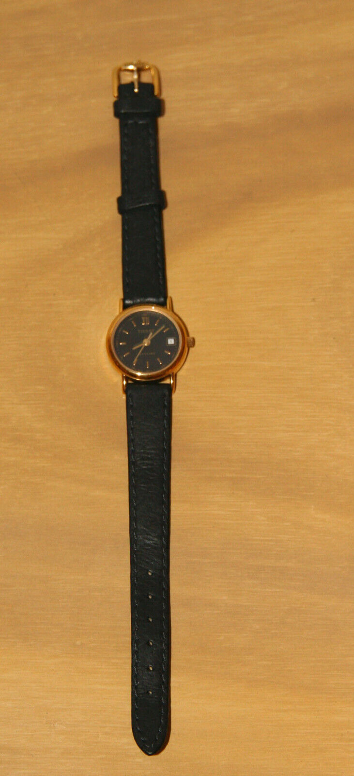 Elegant Classic Tissot Stylist Gold Plate Women’s Date Quartz Model C230 Watch Tissot Stylist C230 Ladies Gold Plated Watch | WatchCharts  main image 4