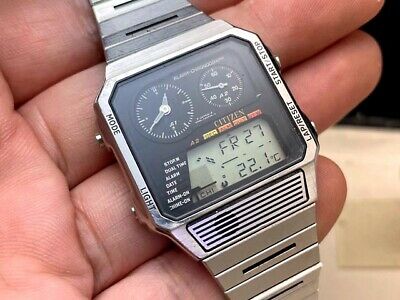 CITIZEN Ana-Digi TEMP chronograph 1980s Vintage Watch Rare