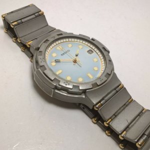 Very Rare Seiko Giugiaro Design 5H22-6A30 Industrial Shroud Diver
