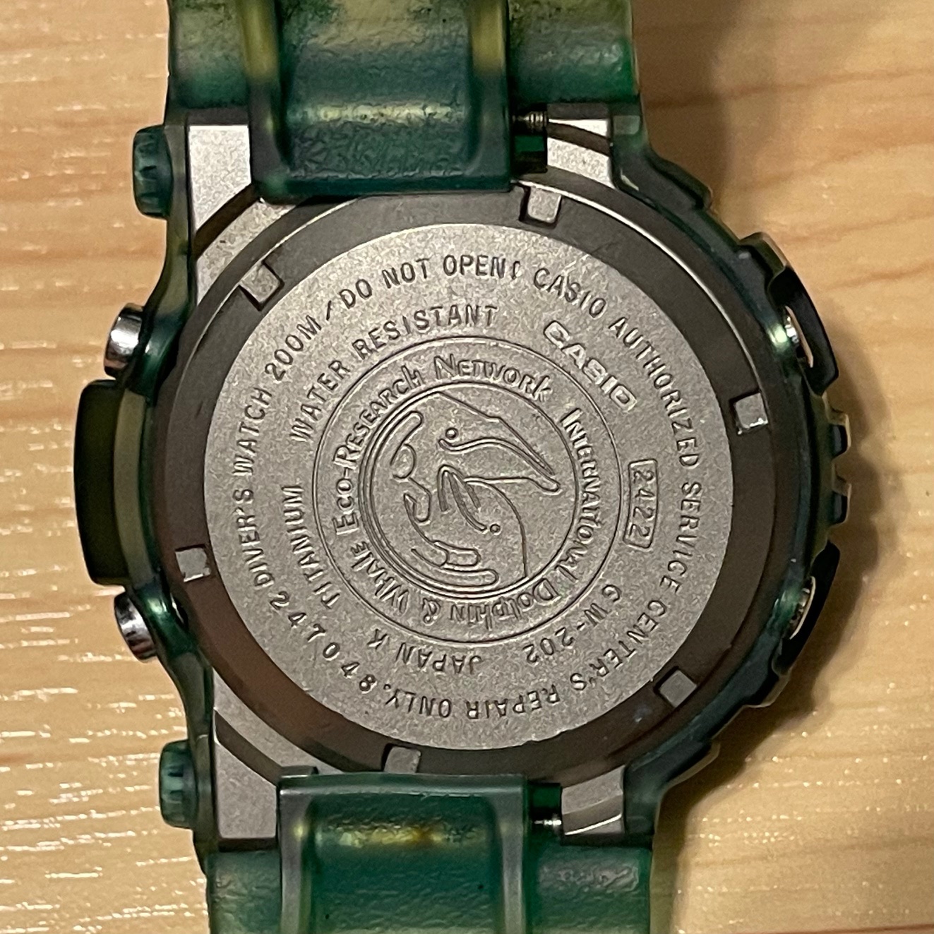 WTS] Casio G-Shock GW-202AK-7 Emerald Green Jelly Custom Frogman 