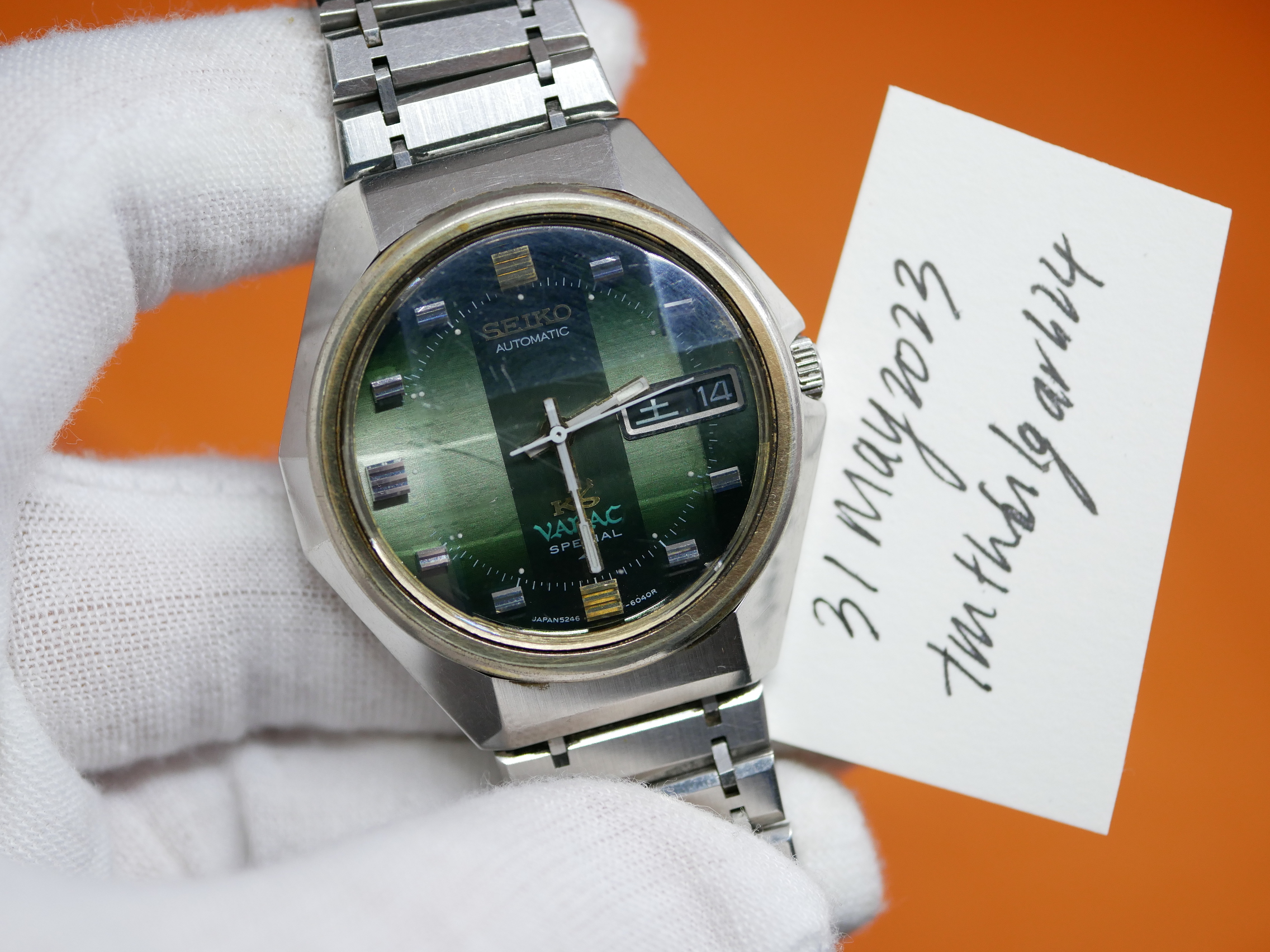 ✨極美品✨KINGSEIKO 仙58【稼働】SEIKO KS VANAC 5246-6030 腕時計 自動