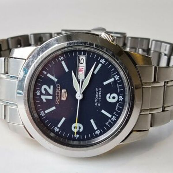 Seiko 5 Automatic 21 Jewels 7S26 09A2 Day Date Gents Watch