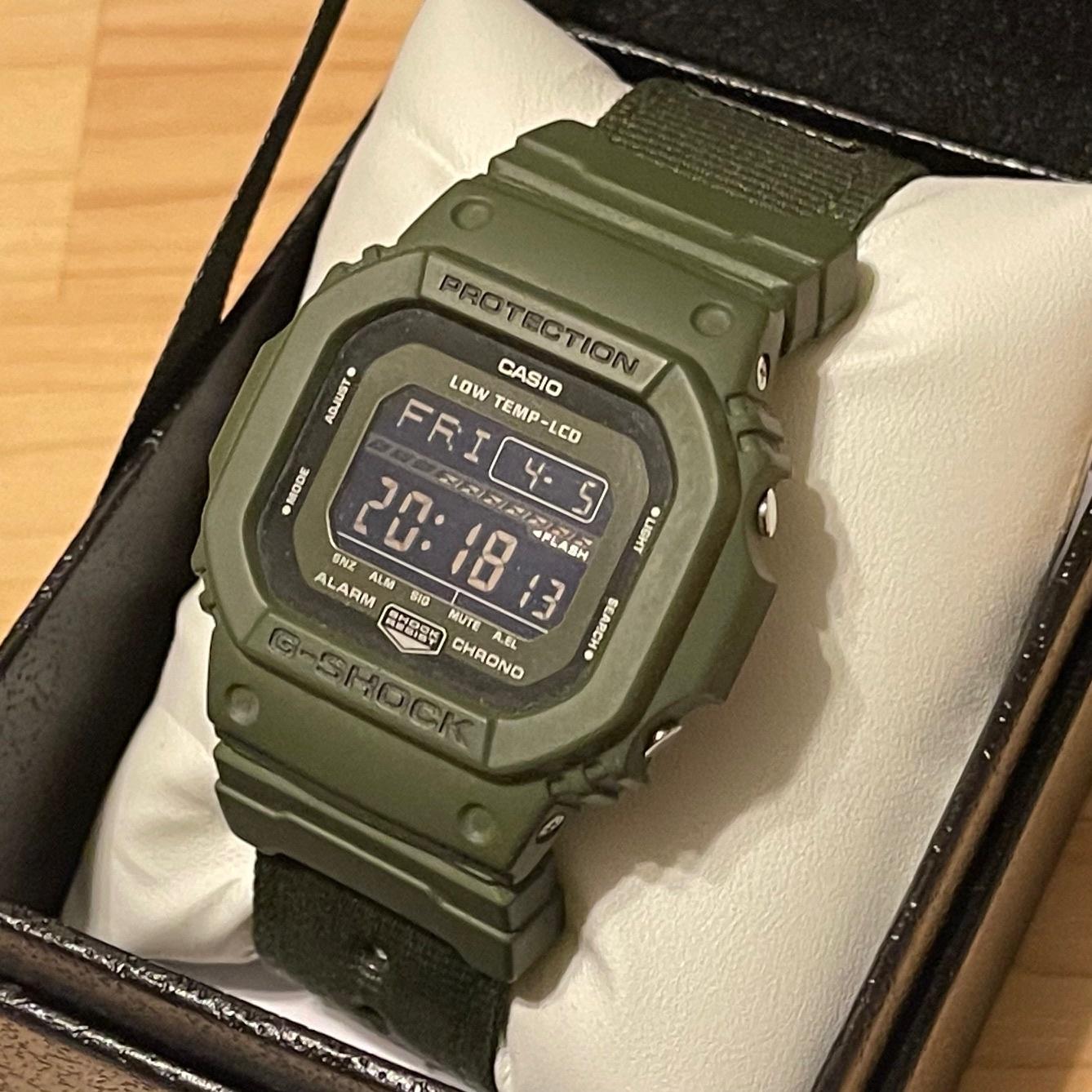 WTS] Casio G-Shock GLS-5600CL-3 G-Lide Low Temp Resistance Green 