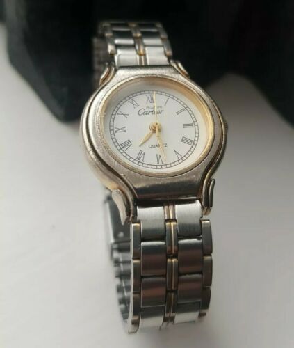 Womens Vintage Cartier Watch Must De Cartier Paris Vintage Silver