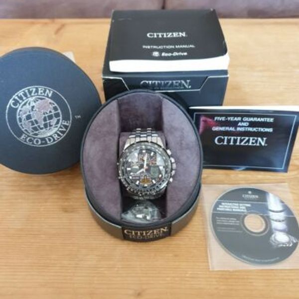 CITIZEN MENS ECODRIVE WR200 SKYHAWK RADIO CONTROLLED WATCH WatchCharts Marketplace