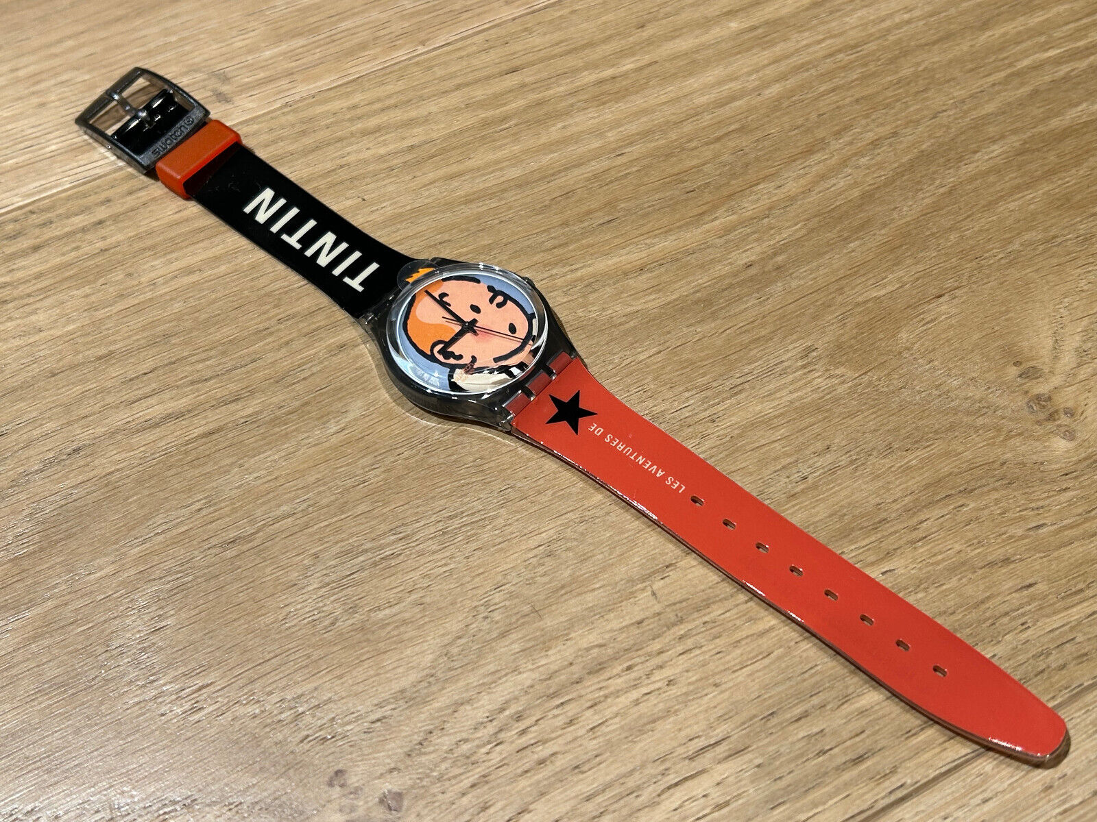 Montre discount swatch tintin