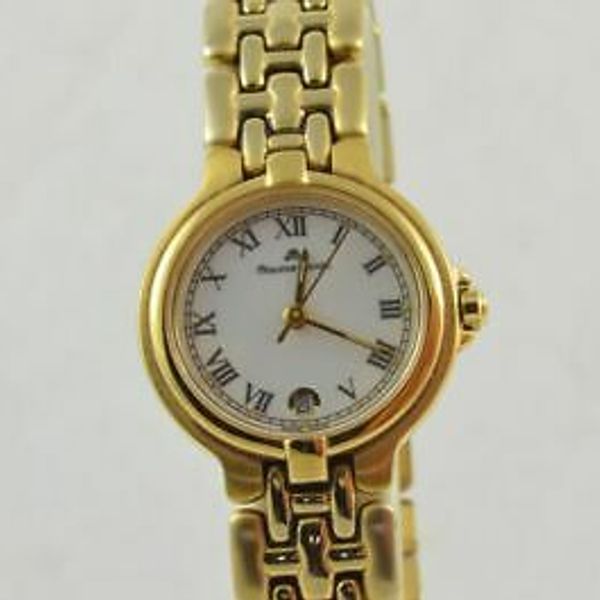 Maurice Lacroix Ladies Watch Steel Gold Plated Beautiful Condition
