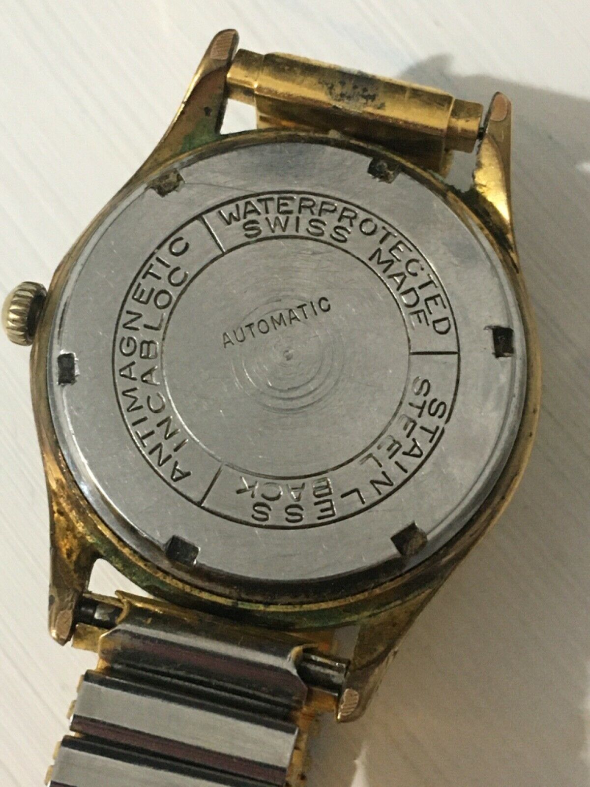 VINTAGE GENTS CURTISS 25 JEWEL SUPER AUTOMATIC SWISS MADE