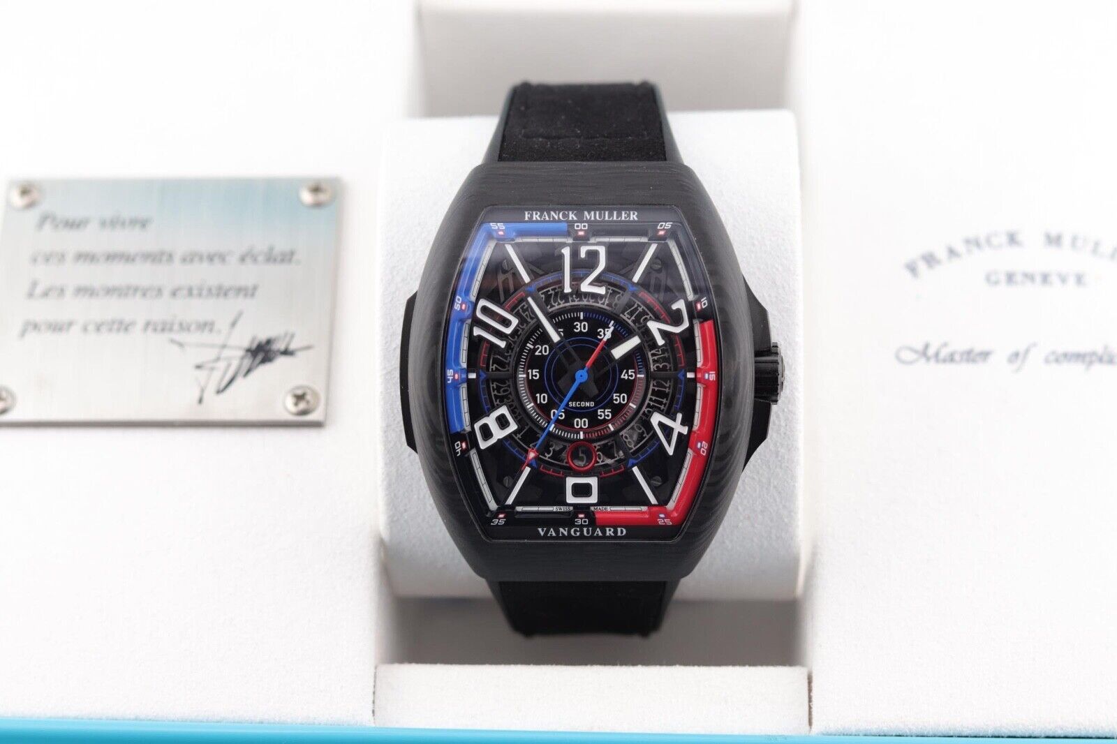 Franck Muller Vanguard Racing Skeleton Carbon Case Limited to 30