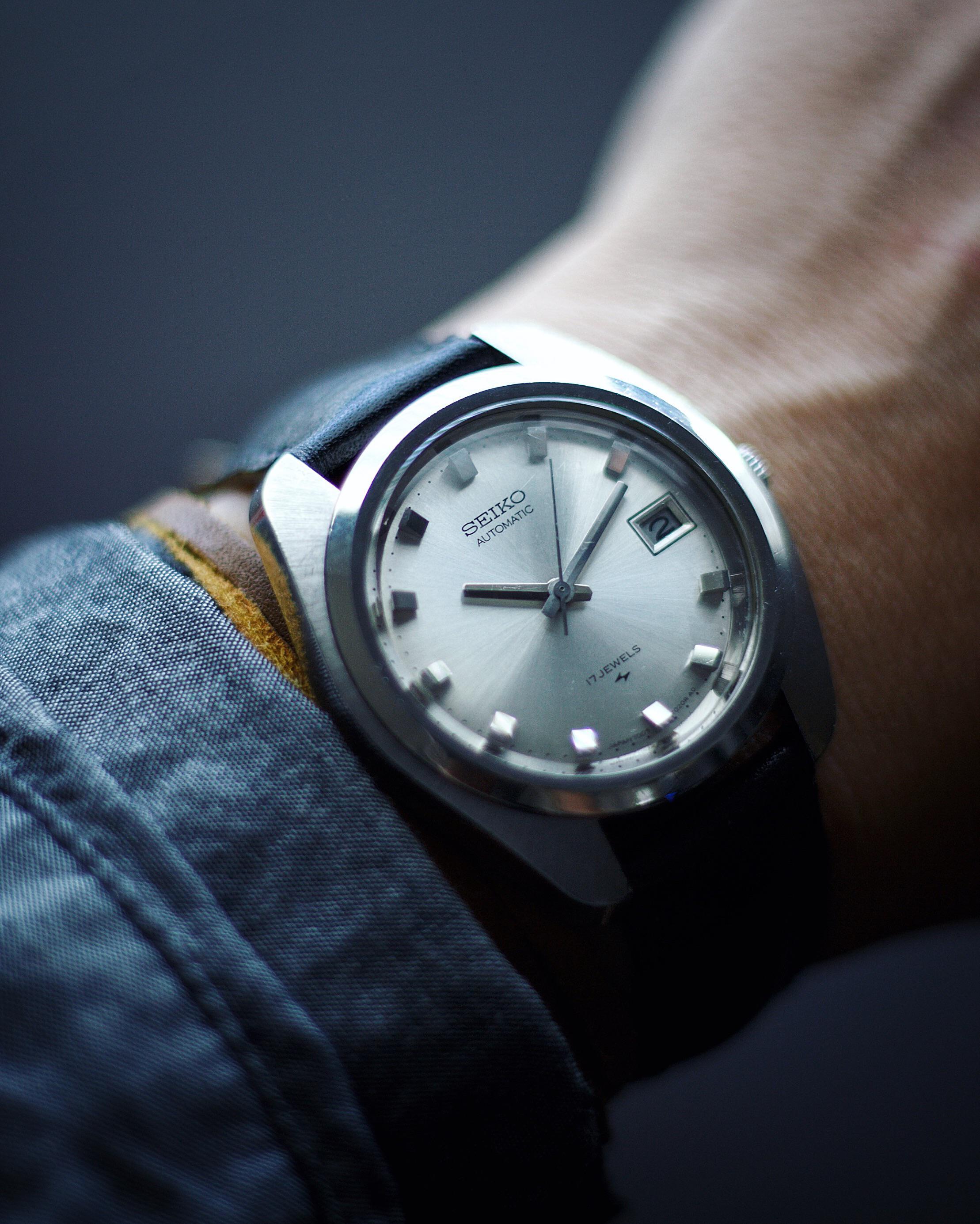 SEIKO 7005 7030 Seiko automatic 17 jewels watch 7005-7030 ⁄case no.8D5824