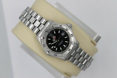 Tag Heuer 2000 WK1310.BA0319 Black SS Watch Womens Professional