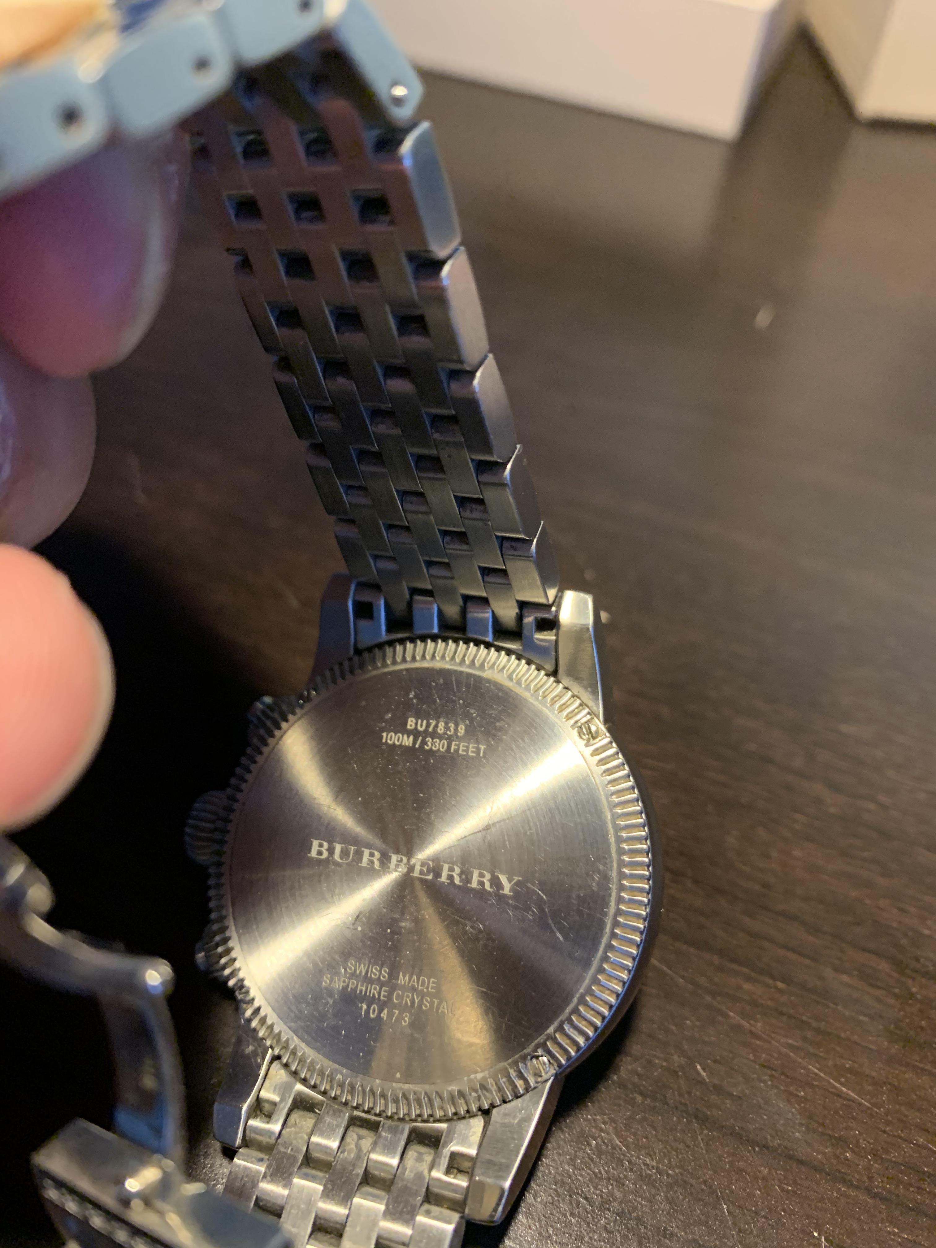 [WTS] Burberry 10351 Men's Chronograph BU7839 Silver Toned Wrist Watch $220  OBO | WatchCharts