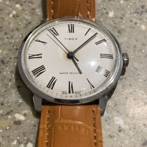 1976 Timex Marlin Roman Numerals Mechanical Wind Up Watch | WatchCharts