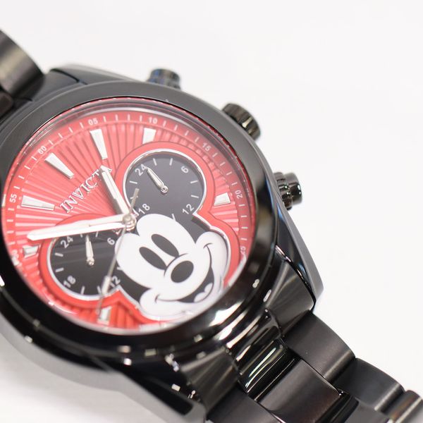 Disney Invicta Collection INVICTA Disney Limited Edition Men 44mm Stainless Steel Black Black ...