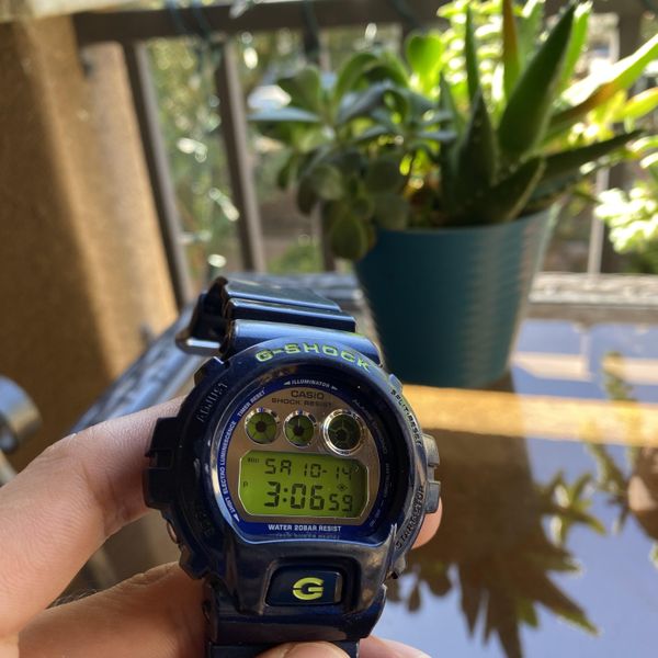 【希少】G-SHOCK DW-6900SB-2JF ネイビー Navy Blue Casio Men's Watch DW-6900SB-2 Crazy Colors NEW