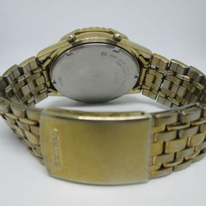 SEIKO 8V20-7000 ALARM CHRONOGRAPH BEZEL OPERATED GOLDPLATED QUARTZ