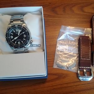 SOLD Seiko SPORK SRP043K1 plus bonus SC leather strap 350 WatchCharts Marketplace