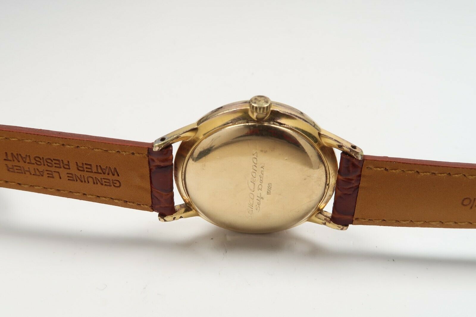 Vintage SEIKO CRONOS SELF DATER 15020 RARE Hand-Winding Watch