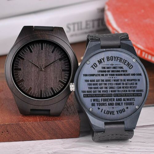 To my boyfriend engraved on sale watch