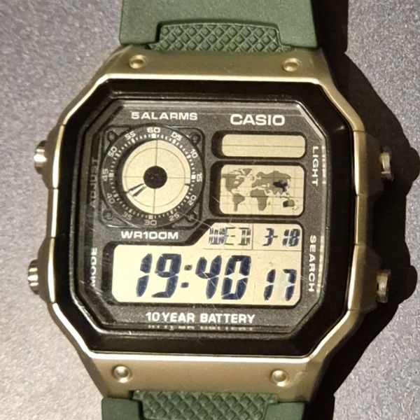 Custom Mod Casio AE-1200WH-Worldtimer [RARE] Casio Royale | WatchCharts ...